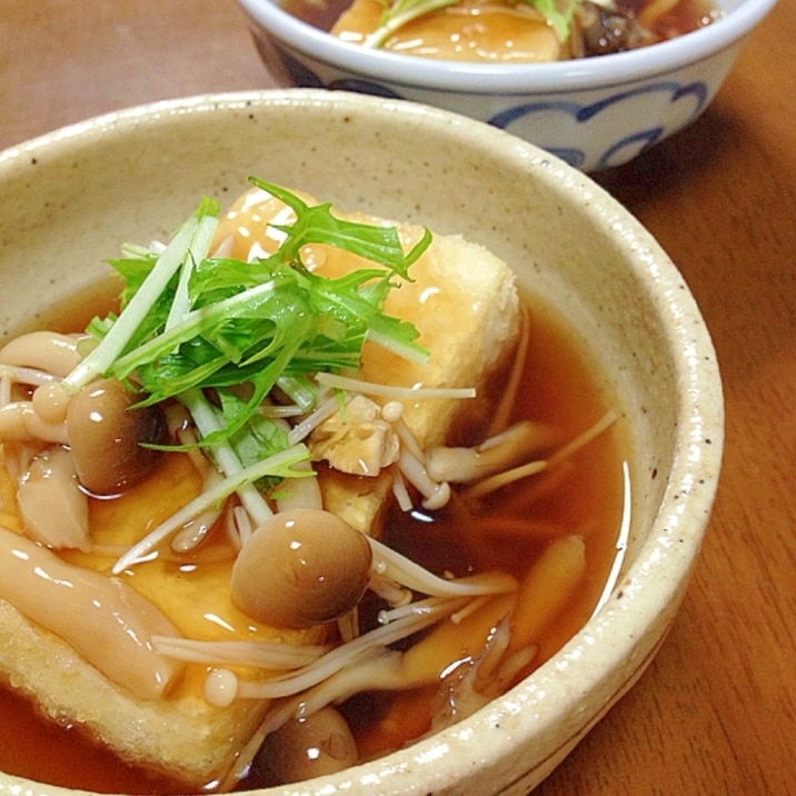 揚げ出し豆腐きのこあん レシピ 作り方 By Tukuyo93 楽天レシピ 揚げ出し豆腐きのこあん レシピ 作り方 By Tukuyo93 楽天レシピ